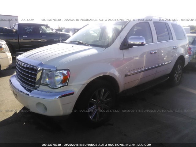 1A8HW58257F544868 - 2007 CHRYSLER ASPEN LIMITED WHITE photo 2