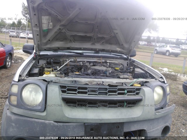 5N1ED28T23C655585 - 2003 NISSAN XTERRA XE/SE GRAY photo 10