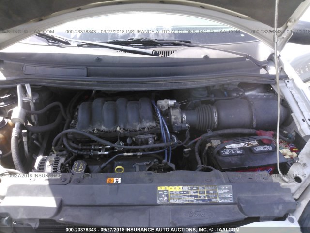 2FMZA51423BA02821 - 2003 FORD WINDSTAR LX SILVER photo 10