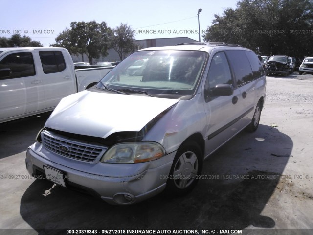 2FMZA51423BA02821 - 2003 FORD WINDSTAR LX SILVER photo 2