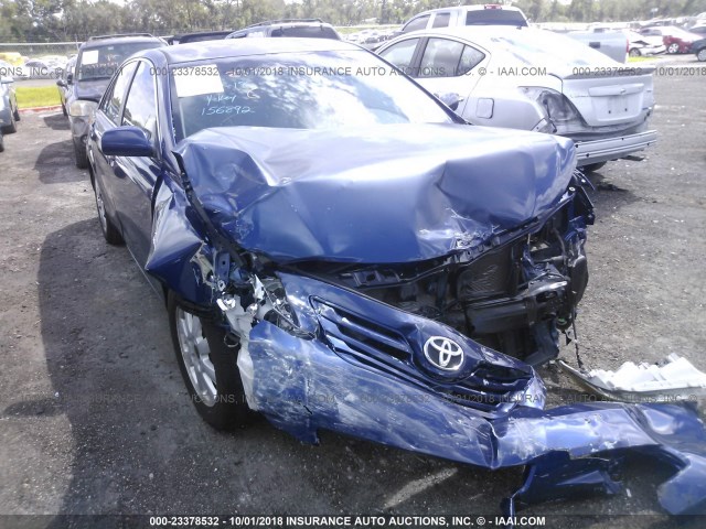 4T1BE46K98U259161 - 2008 TOYOTA CAMRY CE/LE/XLE/SE BLUE photo 6