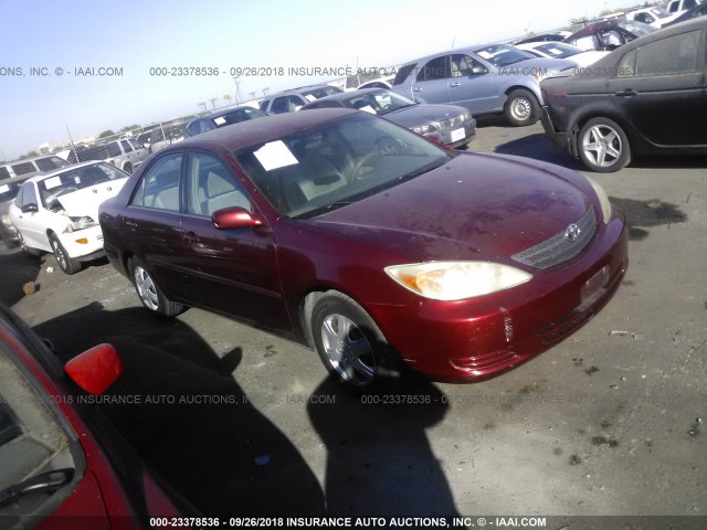 4T1BE30K63U178680 - 2003 TOYOTA CAMRY LE/XLE/SE Марун фото 1