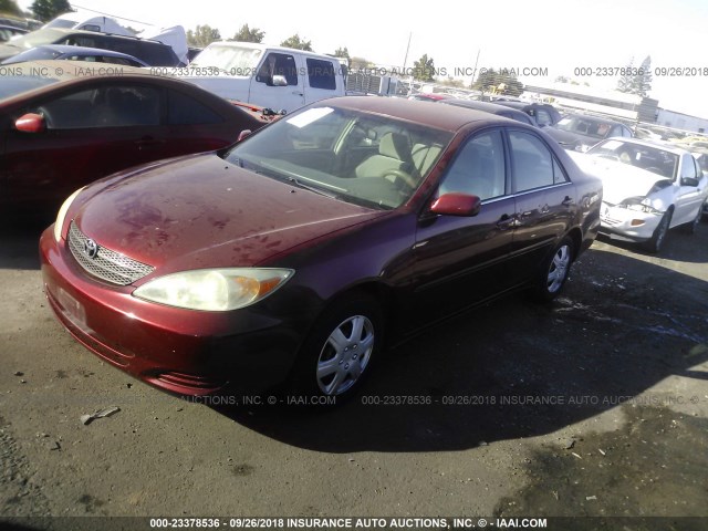 4T1BE30K63U178680 - 2003 TOYOTA CAMRY LE/XLE/SE Марун фото 2