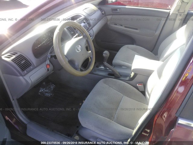 4T1BE30K63U178680 - 2003 TOYOTA CAMRY LE/XLE/SE Марун фото 5