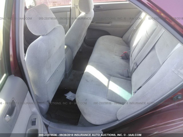 4T1BE30K63U178680 - 2003 TOYOTA CAMRY LE/XLE/SE Марун фото 8