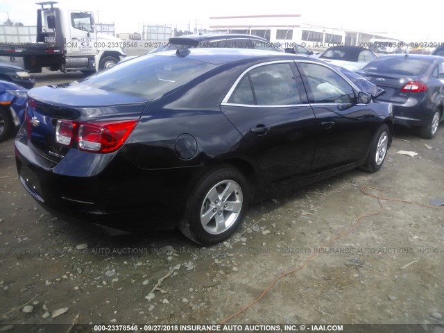 1G11C5SL5EF273402 - 2014 CHEVROLET MALIBU 1LT BLACK photo 4