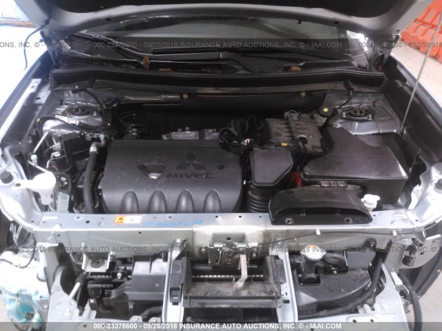 JA4AD2A38HZ020432 - 2017 MITSUBISHI OUTLANDER ES SILVER photo 10