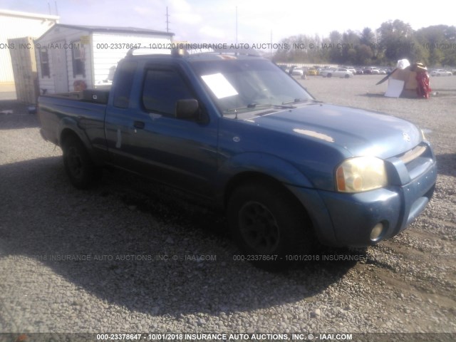 1N6DD26T84C413255 - 2004 NISSAN FRONTIER KING CAB XE BLUE photo 1