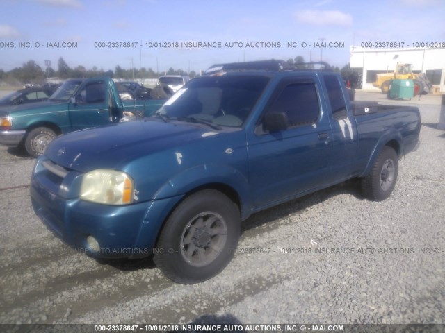 1N6DD26T84C413255 - 2004 NISSAN FRONTIER KING CAB XE BLUE photo 2
