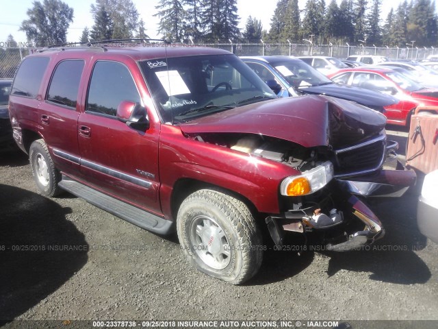 1GKEK13Z52J169464 - 2002 GMC YUKON ბურგუნდია ფოტო 1