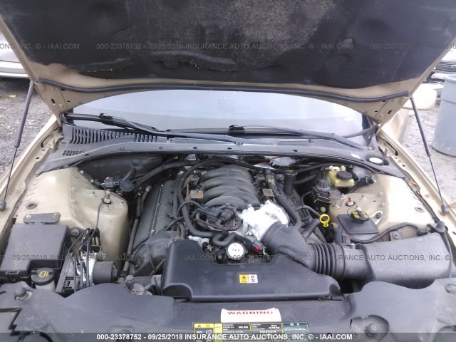 1LNHM87A65Y662545 - 2005 LINCOLN LS 金色 照片 10