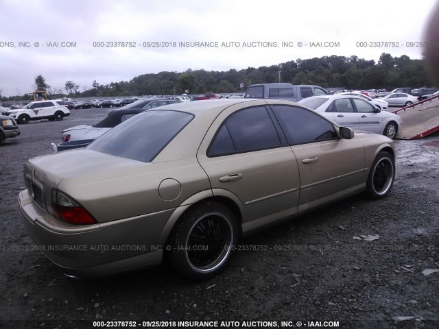 1LNHM87A65Y662545 - 2005 LINCOLN LS 金色 照片 4