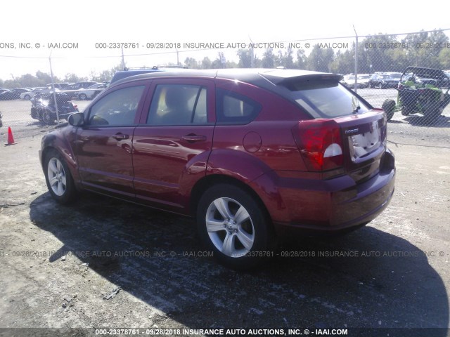 1B3CB3HA5BD112120 - 2011 DODGE CALIBER MAINSTREET RED photo 3