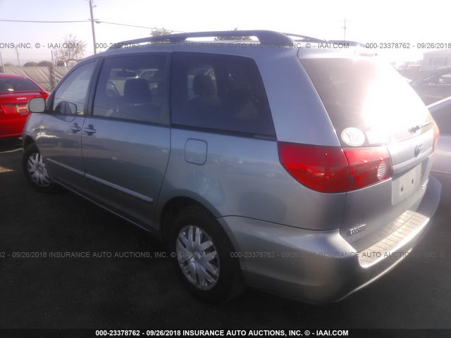 5TDZK23C89S234898 - 2009 TOYOTA SIENNA CE/LE BLUE photo 3