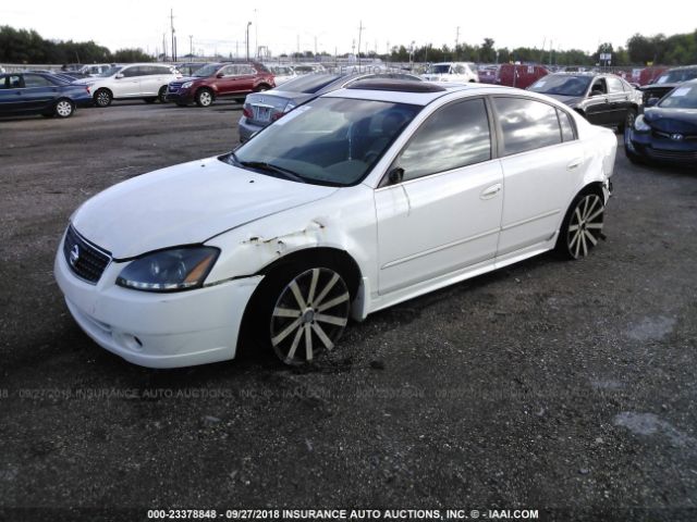 1N4BL11D06C249998 - 2006 NISSAN ALTIMA SE/SL/SE-R WHITE photo 2