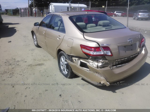 4T1BF3EK9BU226709 - 2011 TOYOTA CAMRY SE/LE/XLE GOLD photo 6