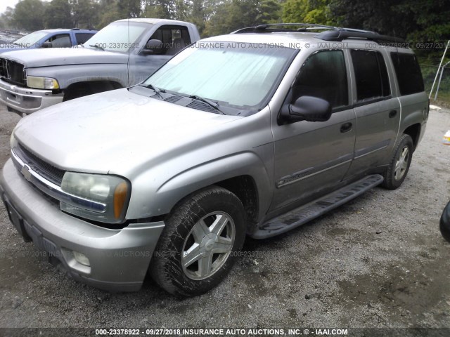 1GNET16S726103774 - 2002 CHEVROLET TRAILBLAZER EXT GOLD photo 2