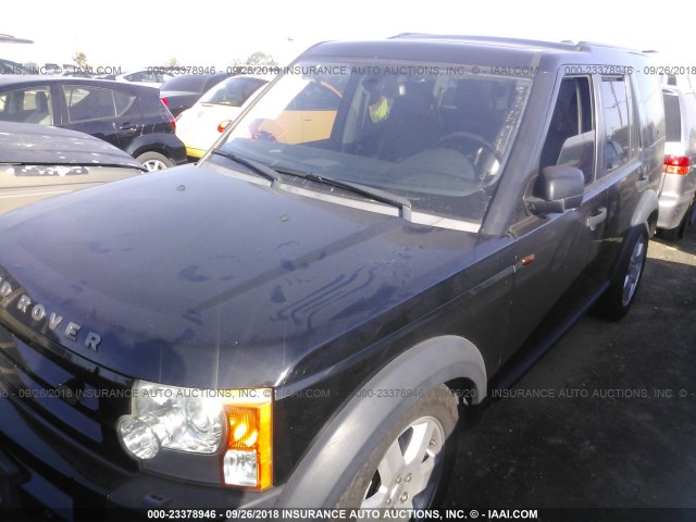 SALAG25416A406503 - 2006 LAND ROVER LR3 HSE BLACK photo 2