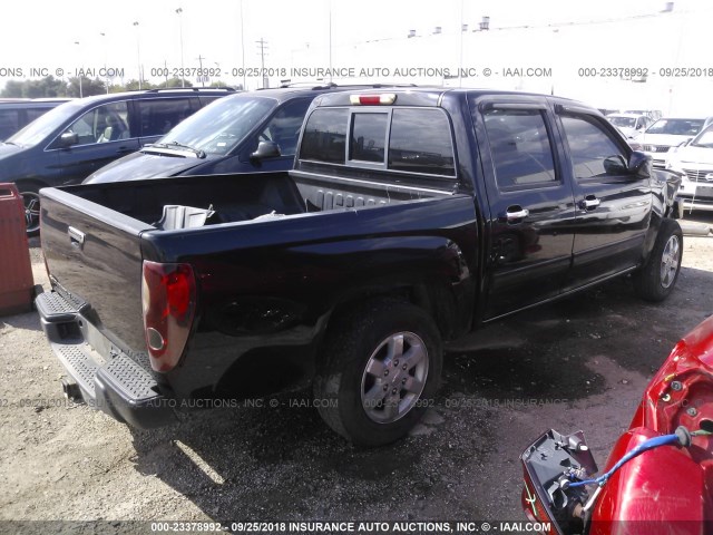 1GCDSCDE8A8101132 - 2010 CHEVROLET COLORADO LT BLACK photo 4