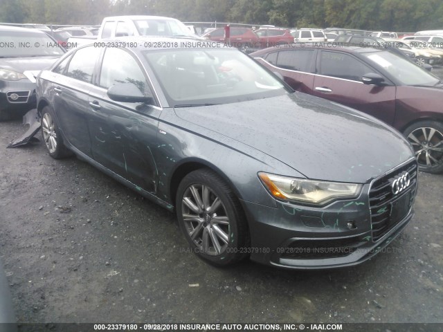 WAUHMAFC4EN064127 - 2014 AUDI A6 PRESTIGE ნაცრისფერი ფოტო 1