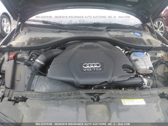 WAUHMAFC4EN064127 - 2014 AUDI A6 PRESTIGE ნაცრისფერი ფოტო 10