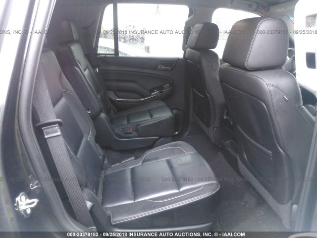 1GNSKBKC0FR687854 - 2015 CHEVROLET TAHOE K1500 LT GRAY photo 8