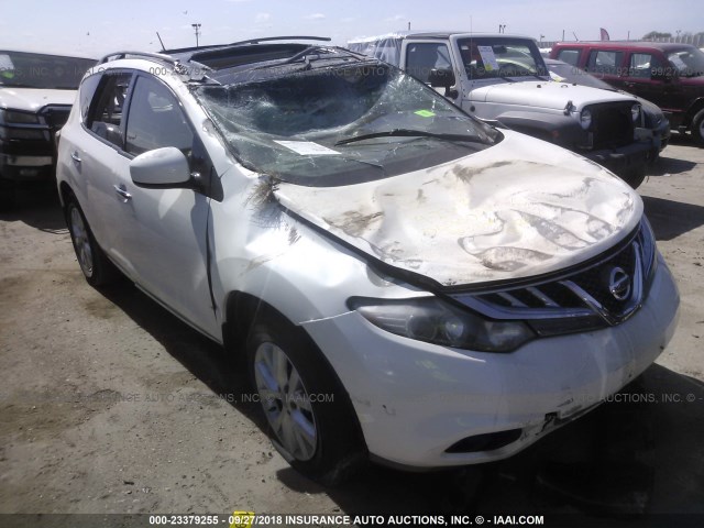 JN8AZ1MU9EW403836 - 2014 NISSAN Murano S/SL/SV/LE WHITE photo 1