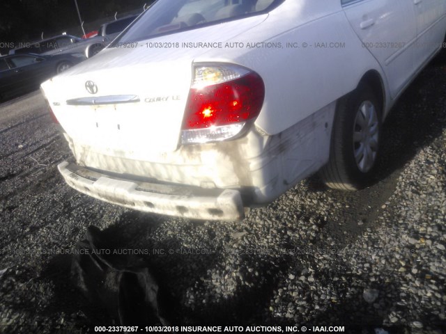 4T1BE32K86U653330 - 2006 TOYOTA CAMRY LE/XLE/SE WHITE photo 6