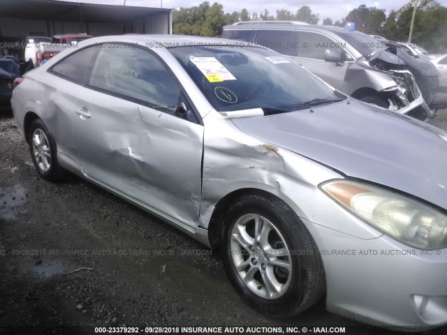 4T1CE30P24U817803 - 2004 TOYOTA CAMRY SOLARA SE/SLE ვერცხლისფერი ფოტო 6