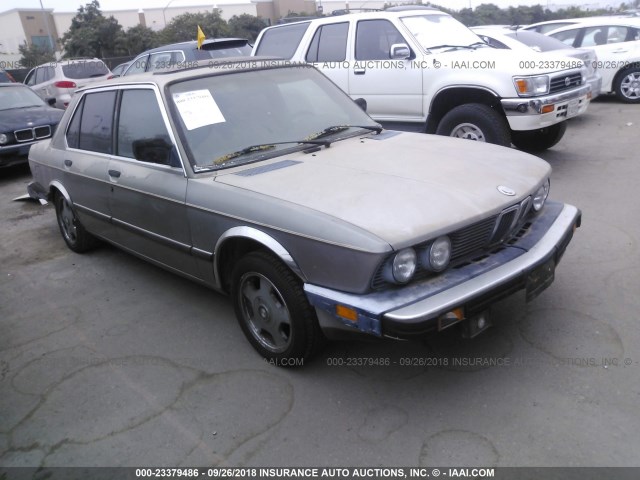 WBADK7305J9831133 - 1988 BMW 528 E GRAY photo 1