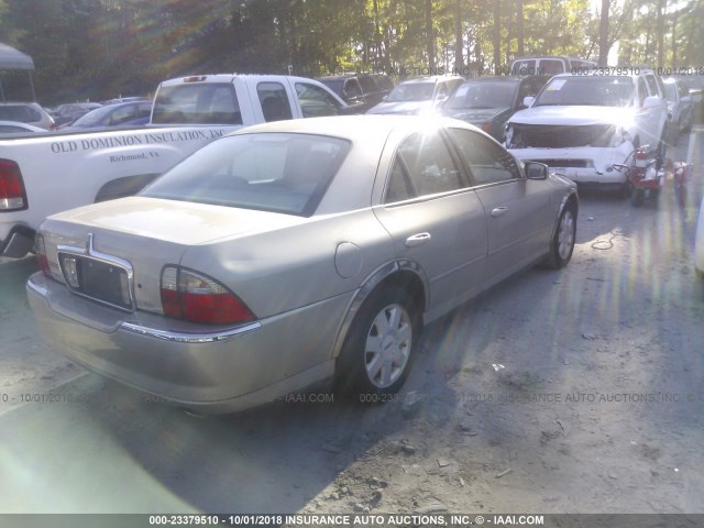 1LNHM86S44Y654954 - 2004 LINCOLN LS 香槟色 照片 4