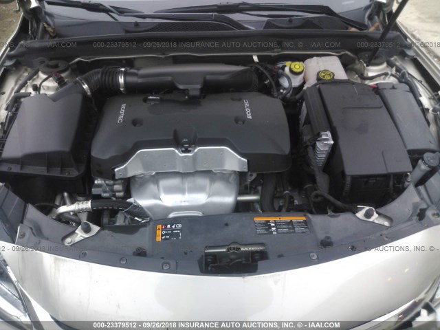 1G11B5SL1FF239011 - 2015 CHEVROLET MALIBU LS ვერცხლისფერი ფოტო 10