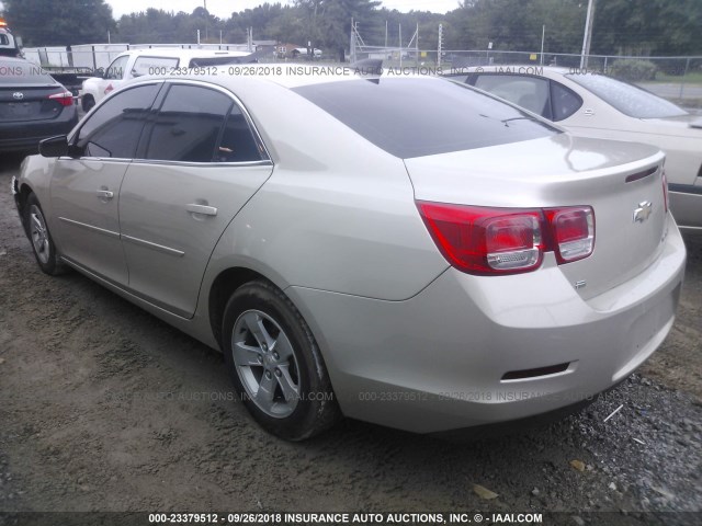 1G11B5SL1FF239011 - 2015 CHEVROLET MALIBU LS ვერცხლისფერი ფოტო 3