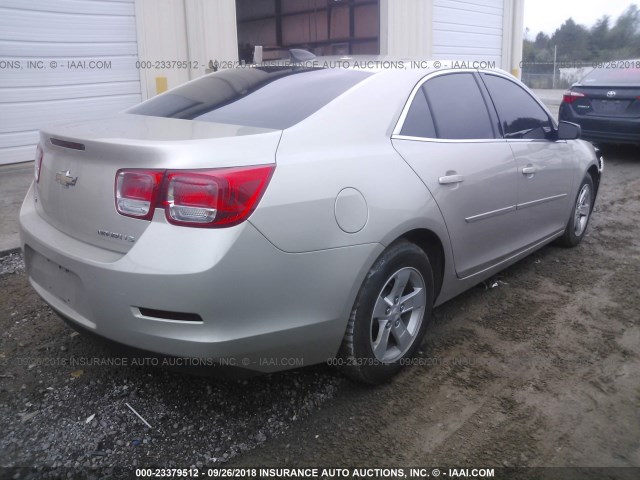 1G11B5SL1FF239011 - 2015 CHEVROLET MALIBU LS ვერცხლისფერი ფოტო 4