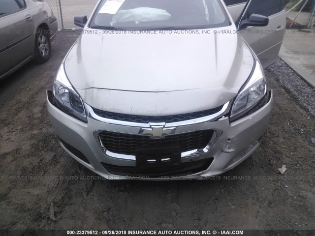 1G11B5SL1FF239011 - 2015 CHEVROLET MALIBU LS ვერცხლისფერი ფოტო 6