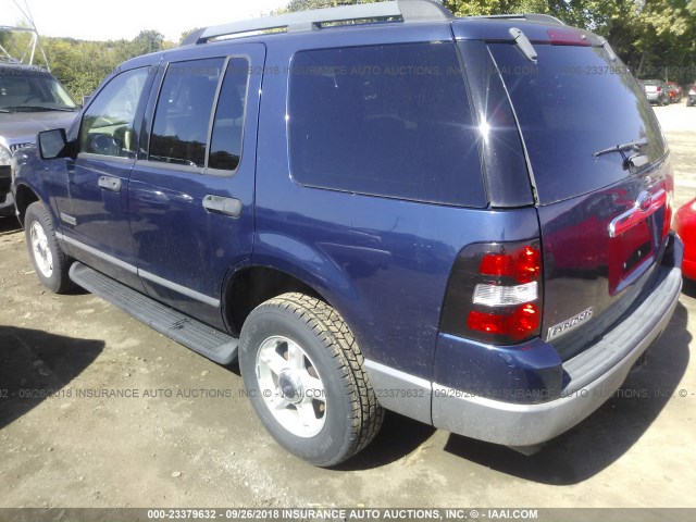 1FMEU62E26UA74457 - 2006 FORD EXPLORER XLS BLUE photo 3