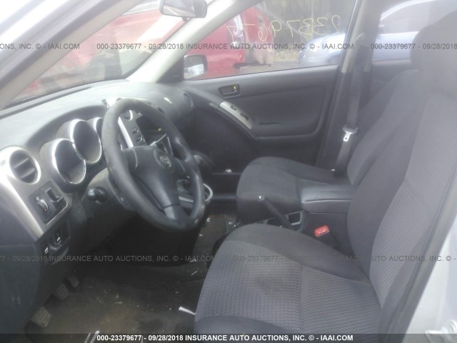 2T1KR32E16C585680 - 2006 TOYOTA COROLLA MATRIX XR SILVER photo 5
