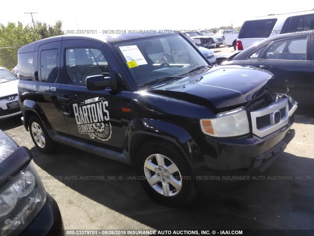 5J6YH28749L000775 - 2009 HONDA ELEMENT EX BLACK photo 1