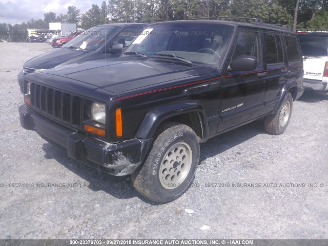 1J4FF68S7XL545245 - 1999 JEEP CHEROKEE SPORT/CLASSIC BLACK photo 2