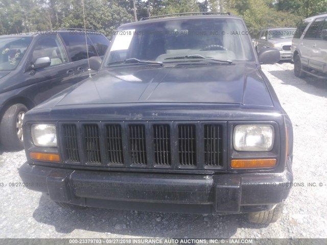 1J4FF68S7XL545245 - 1999 JEEP CHEROKEE SPORT/CLASSIC შავი ფოტო 6