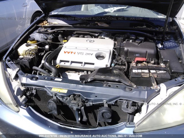 4T1BF30K84U582398 - 2004 TOYOTA CAMRY LE/XLE/SE 蓝色 照片 10