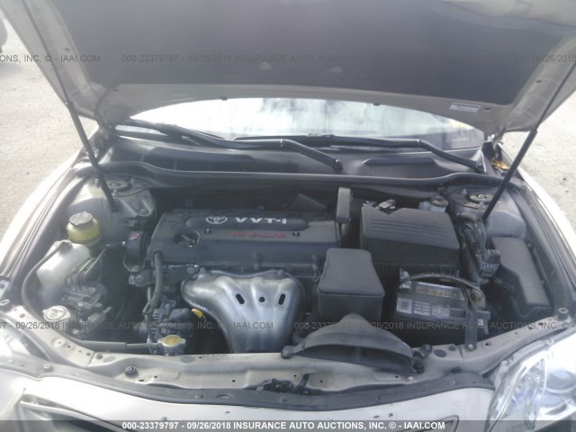 4T1BE46K68U739402 - 2008 TOYOTA CAMRY CE/LE/XLE/SE TAN photo 10
