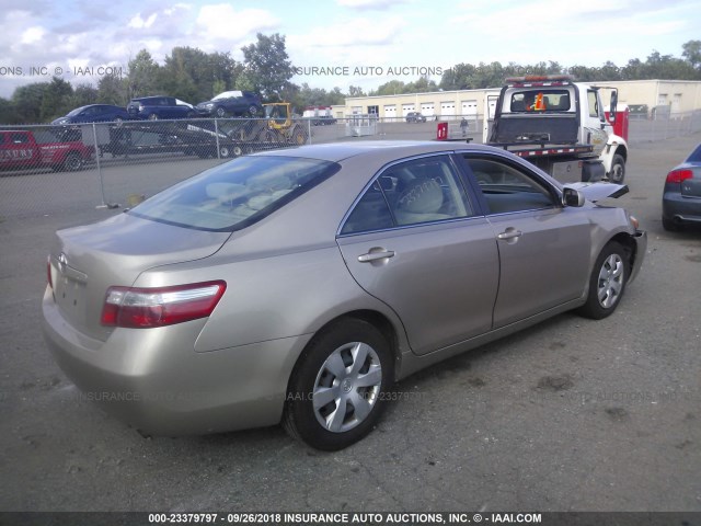 4T1BE46K68U739402 - 2008 TOYOTA CAMRY CE/LE/XLE/SE TAN photo 4