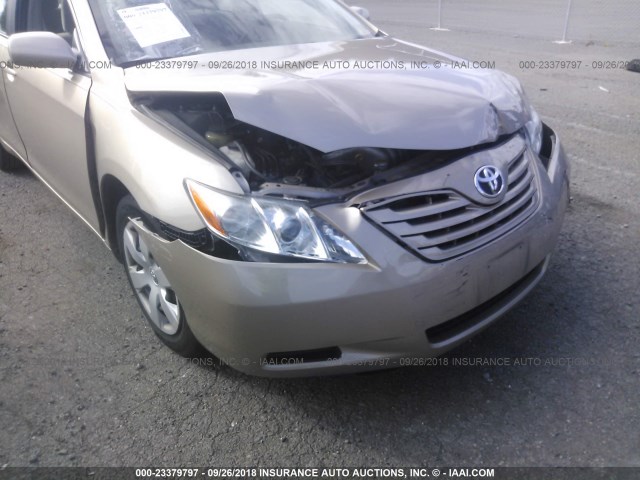 4T1BE46K68U739402 - 2008 TOYOTA CAMRY CE/LE/XLE/SE TAN photo 6