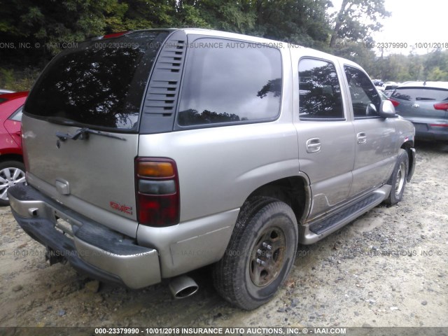 1GKEK63U32J287840 - 2002 GMC DENALI GRAY photo 4