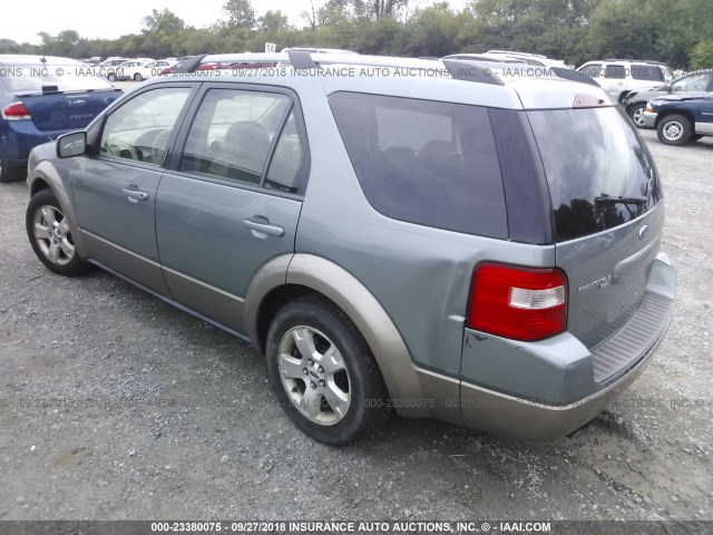 1FMZK05135GA58732 - 2005 FORD FREESTYLE SEL GREEN photo 3