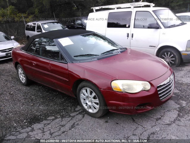 1C3EL75R16N223368 - 2006 CHRYSLER SEBRING GTC RED photo 1