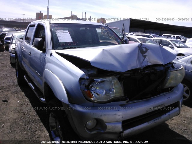 5TELU42N76Z267453 - 2006 TOYOTA TACOMA DOUBLE CAB 银色 照片 1