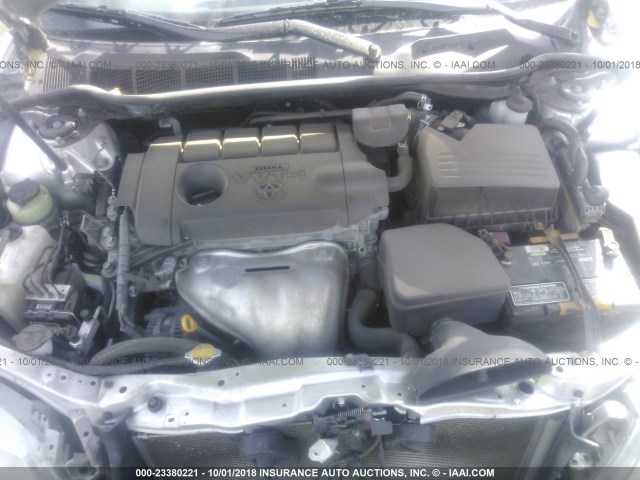 4T1BF3EK0AU097211 - 2010 TOYOTA CAMRY SE/LE/XLE 银色 照片 10