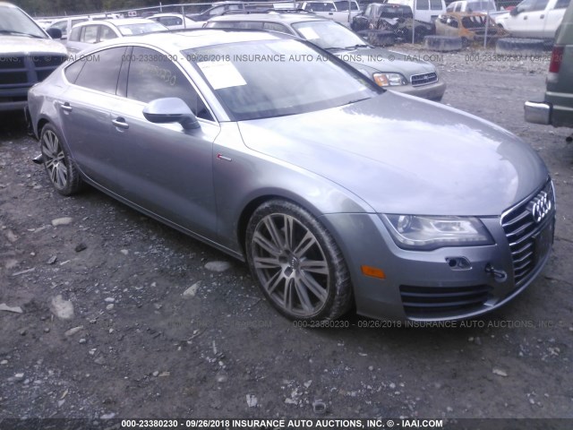 WAUYGAFC8CN161951 - 2012 AUDI A7 PREMIUM PLUS GRAY photo 1